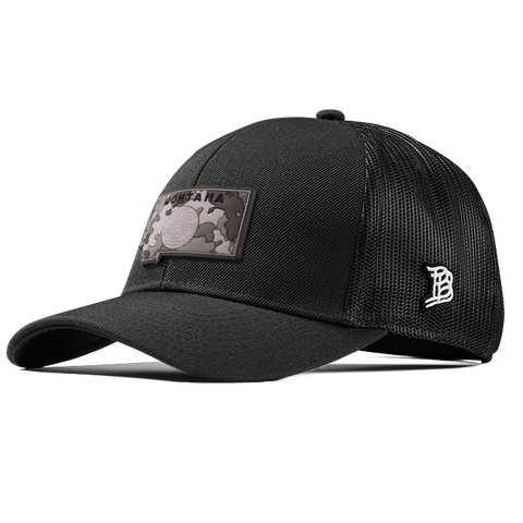 Montana Camo Flexfit Snapback Trucker Back CURVED