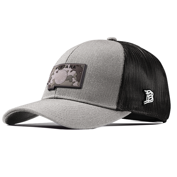 Montana Camo Flexfit Snapback Trucker Back CURVED