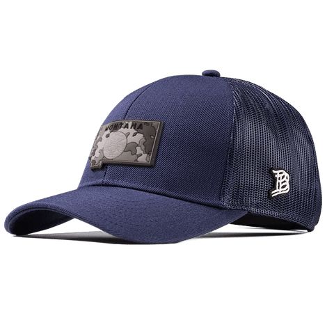 Montana Camo Flexfit Snapback Trucker Back CURVED