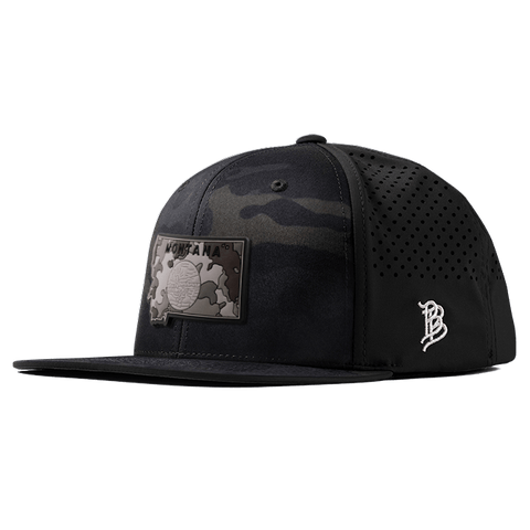 Montana Camo PVC Flat Performance Hat