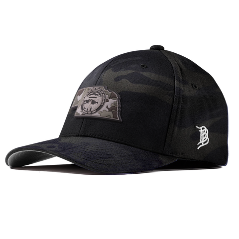 Nebraska Camo PVC Flexfit Fitted