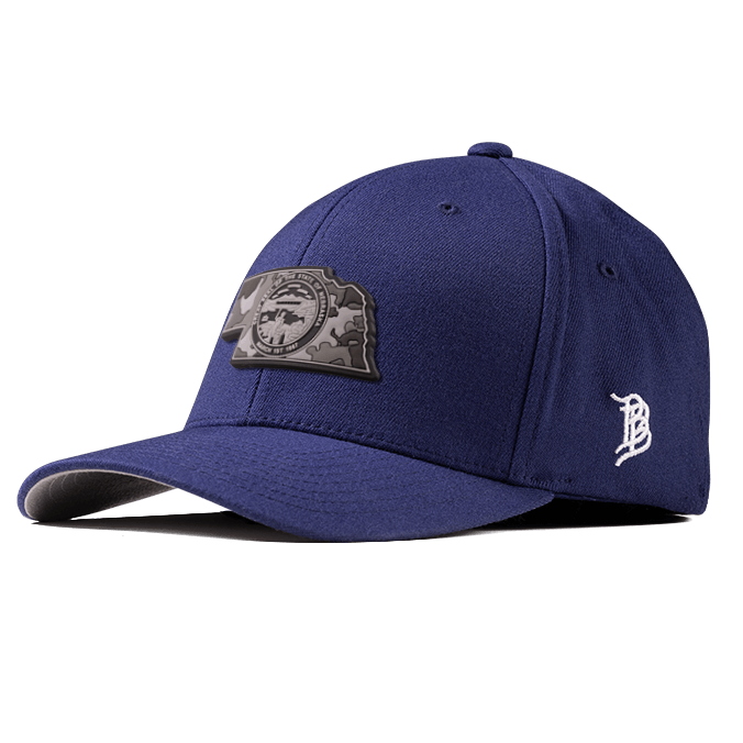 Nebraska Camo PVC Flexfit Fitted