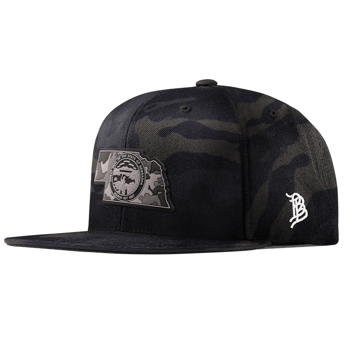 Nebraska Camo PVC Classic Snapback