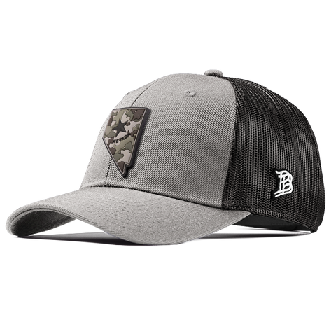 Nevada Camo PVC Curved Trucker