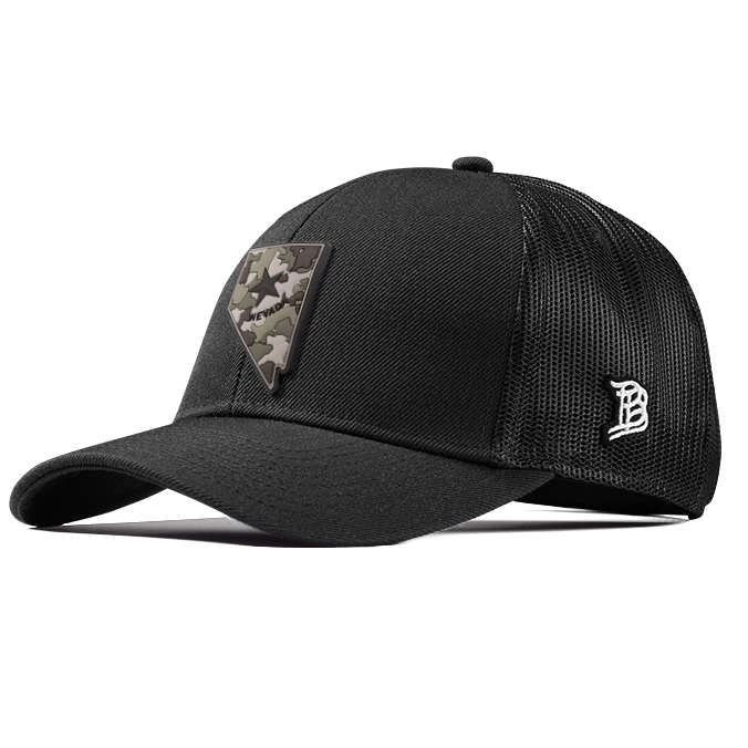 Nevada Camo Flexfit Snapback Trucker Back CURVED