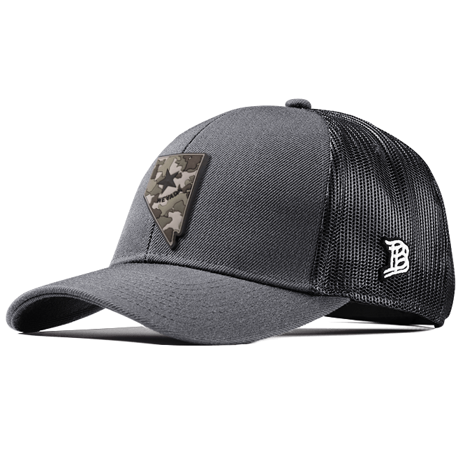 Nevada Camo Flexfit Snapback Trucker Back CURVED