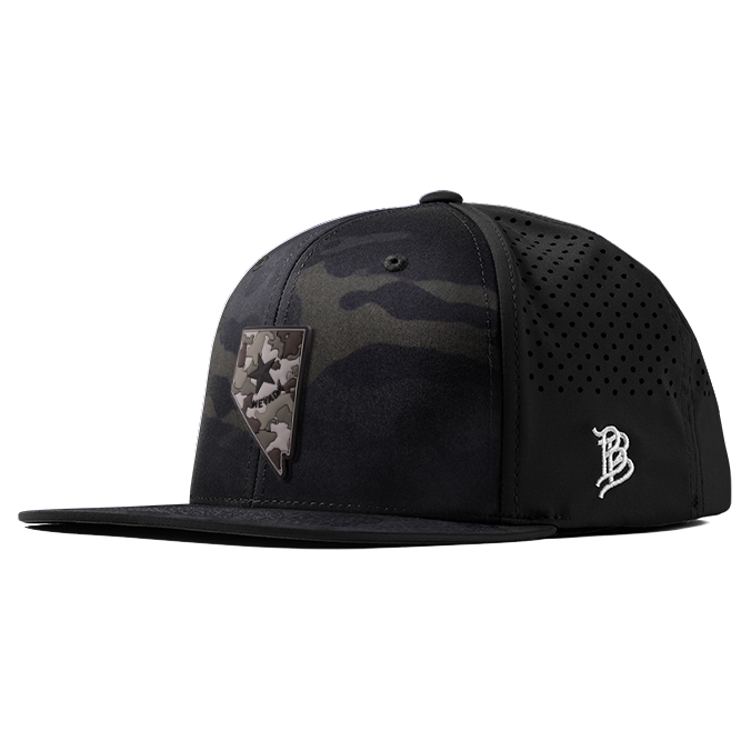 Nevada Camo PVC Flat Performance Hat