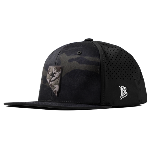 Nevada Camo PVC Flat Performance Hat