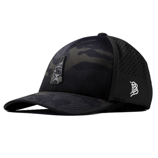 New Hampshire Camo PVC Curved Performance Hat