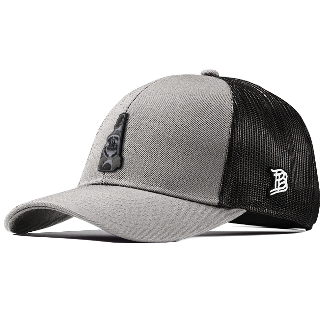New Hampshire Camo Flexfit Snapback Trucker Back CURVED