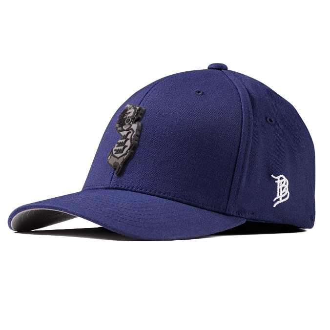 New Jersey Camo PVC Flexfit Fitted
