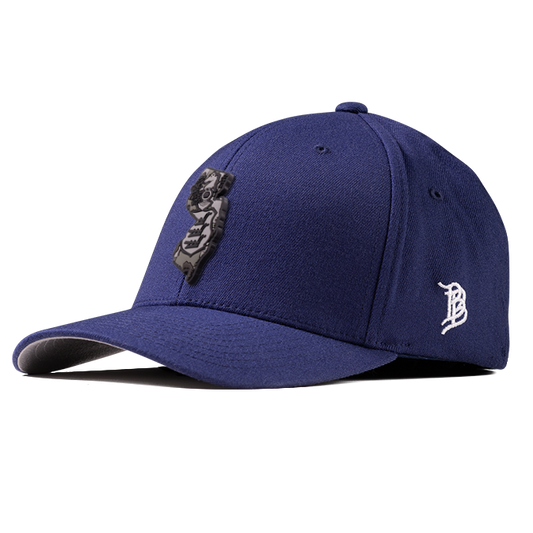 New Jersey Camo PVC Flexfit Fitted