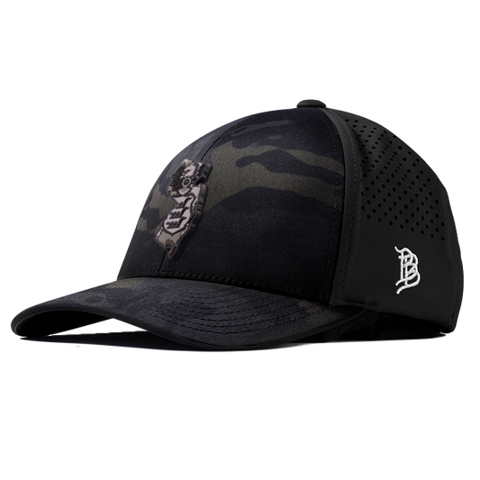 New Jersey Camo PVC Curved Performance Hat