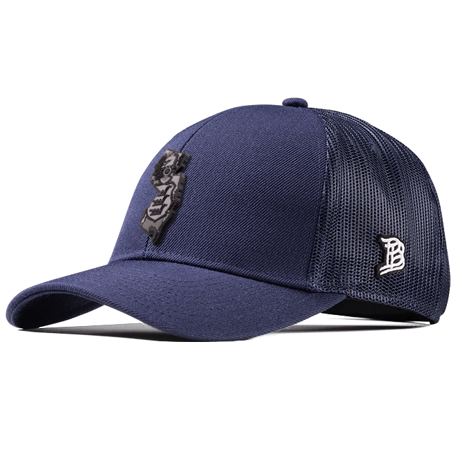 New Jersey Camo Flexfit Snapback Trucker Back CURVED