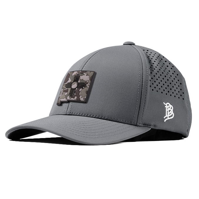 New Mexico Camo PVC Curved Performance Hat