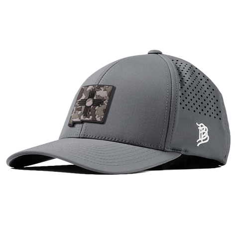 New Mexico Camo PVC Curved Performance Hat