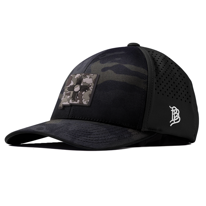 New Mexico Camo PVC Curved Performance Hat