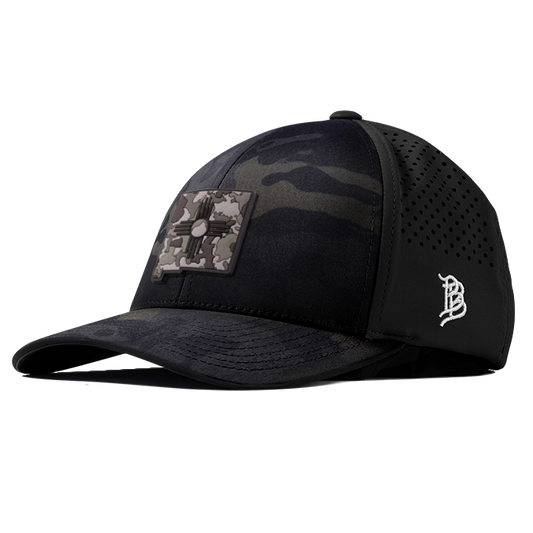 New Mexico Camo PVC Curved Performance Hat