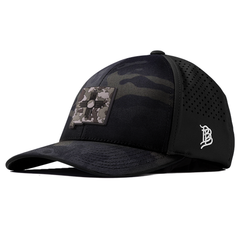 New Mexico Camo PVC Curved Performance Hat