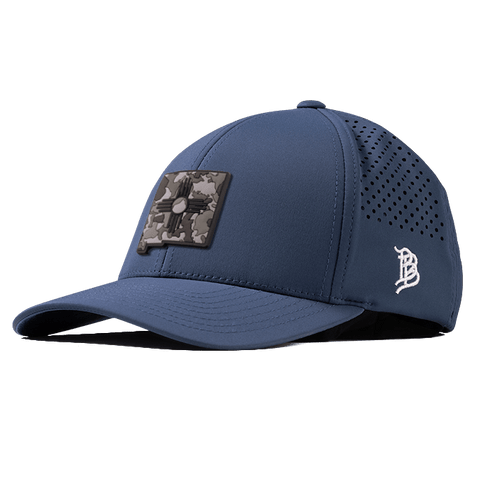 New Mexico Camo PVC Curved Performance Hat