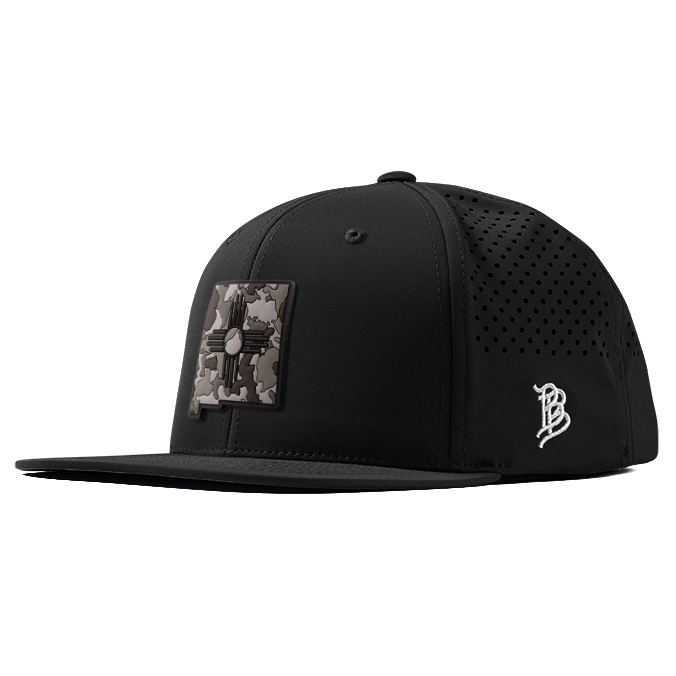 New Mexico Camo PVC Flat Performance Hat