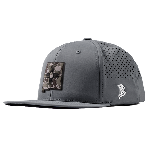 New Mexico Camo PVC Flat Performance Hat