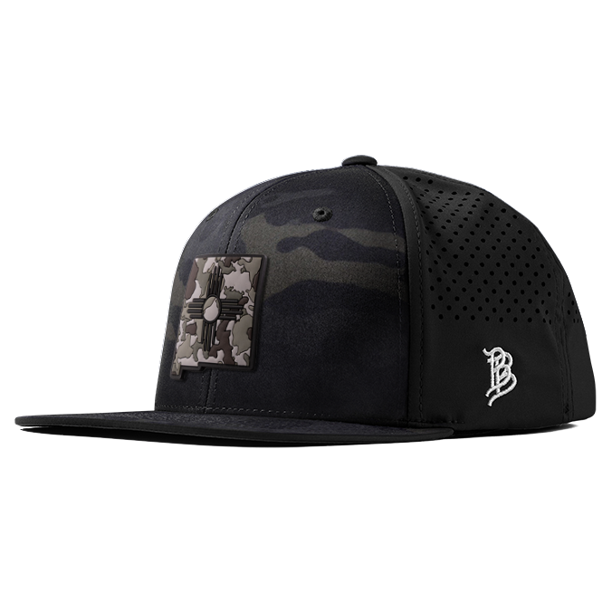 New Mexico Camo PVC Flat Performance Hat