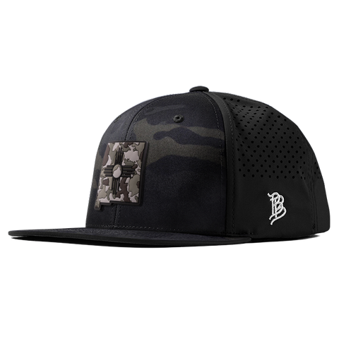 New Mexico Camo PVC Flat Performance Hat