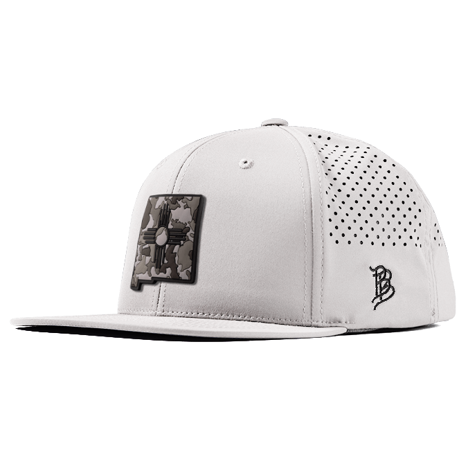 New Mexico Camo PVC Flat Performance Hat