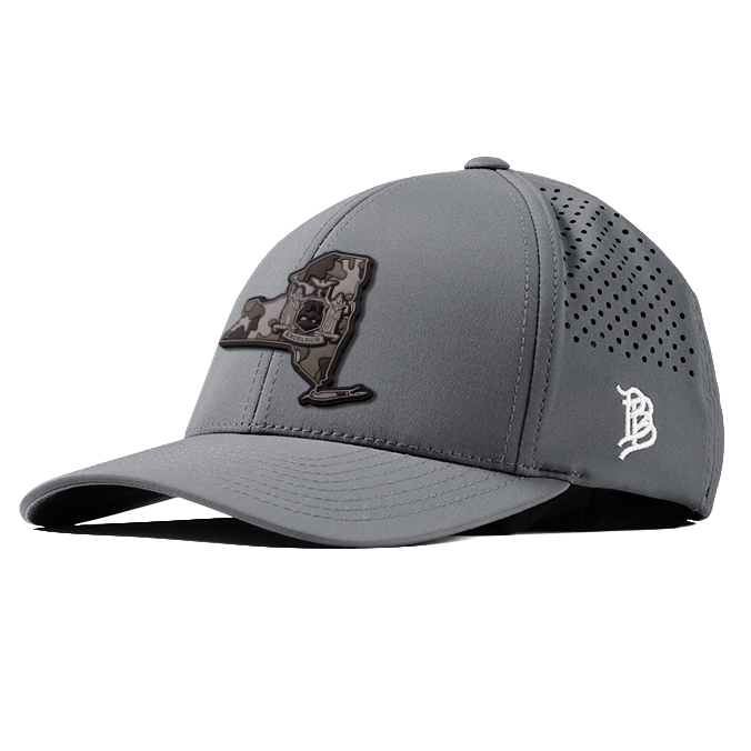 New York Camo PVC Curved Performance Hat