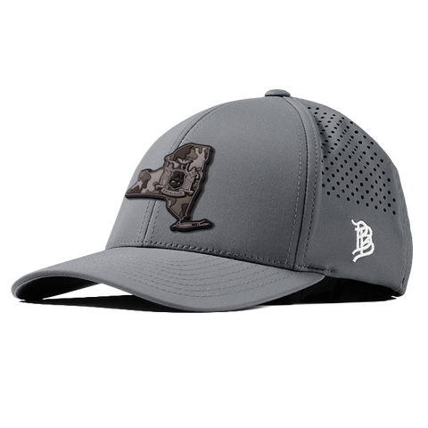 New York Camo PVC Curved Performance Hat