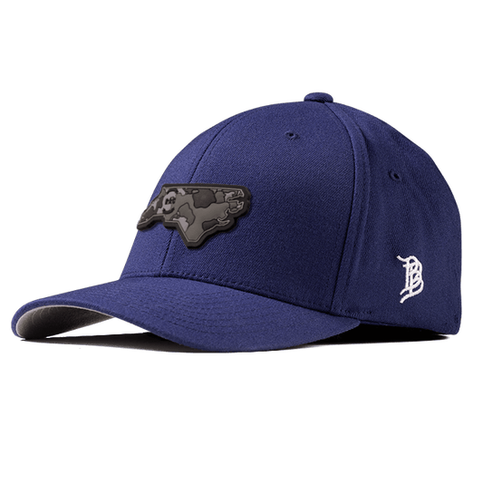 North Carolina Camo PVC Flexfit Fitted