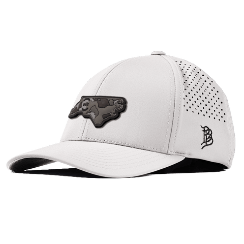 North Carolina Camo PVC Curved Performance Hat