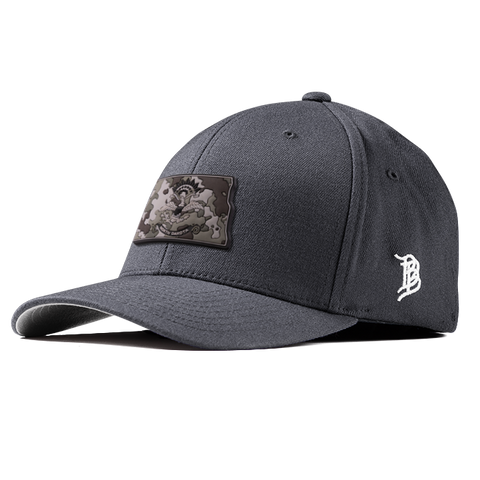 North Dakota Camo PVC Flexfit Fitted