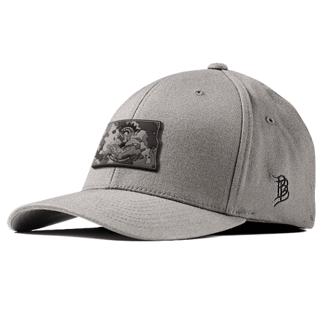 North Dakota Camo PVC Flexfit Fitted