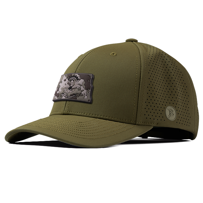 North Dakota Camo PVC Elite Curved