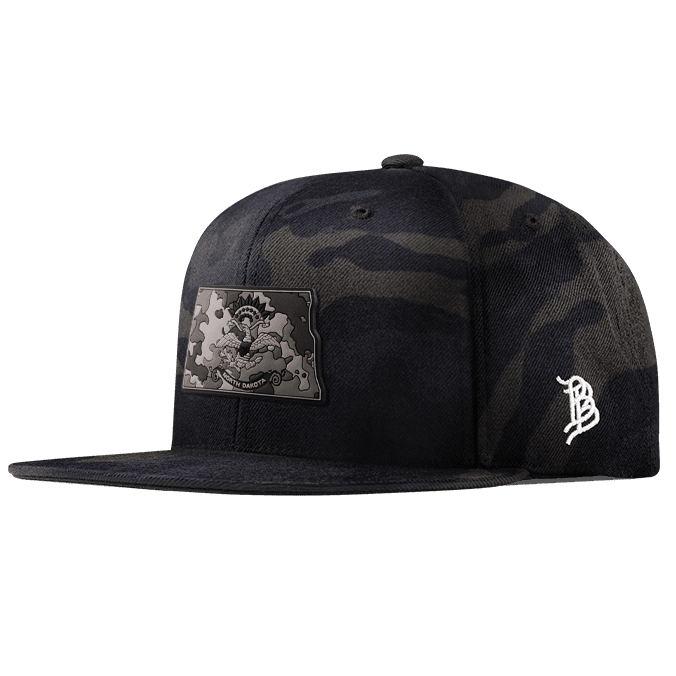 North Dakota Camo PVC Classic Snapback