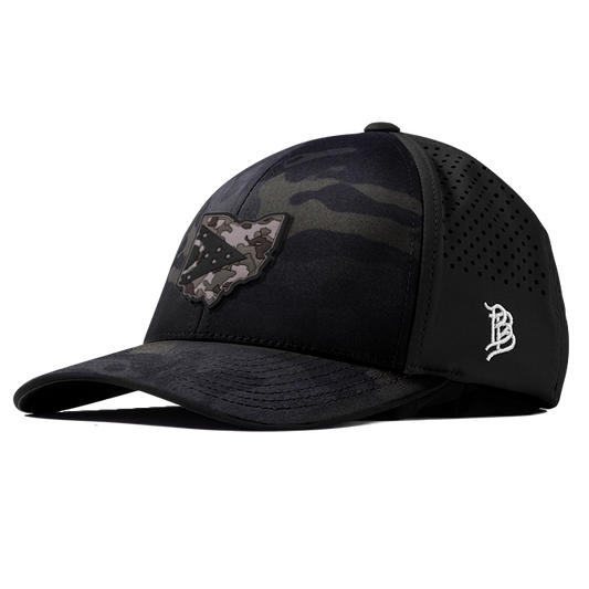 Ohio Camo PVC Curved Performance Hat