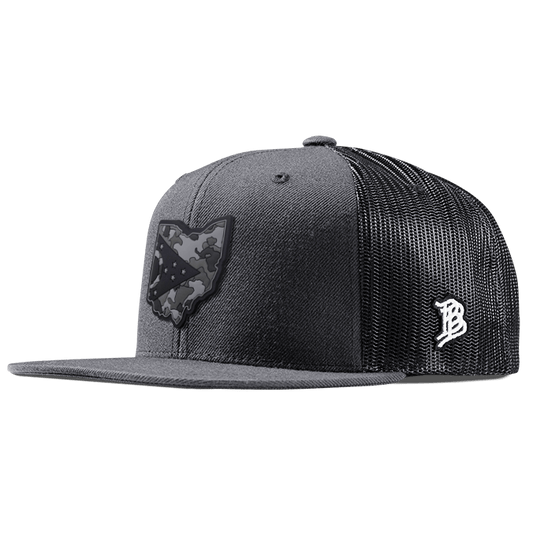 Ohio Camo PVC Flat Trucker