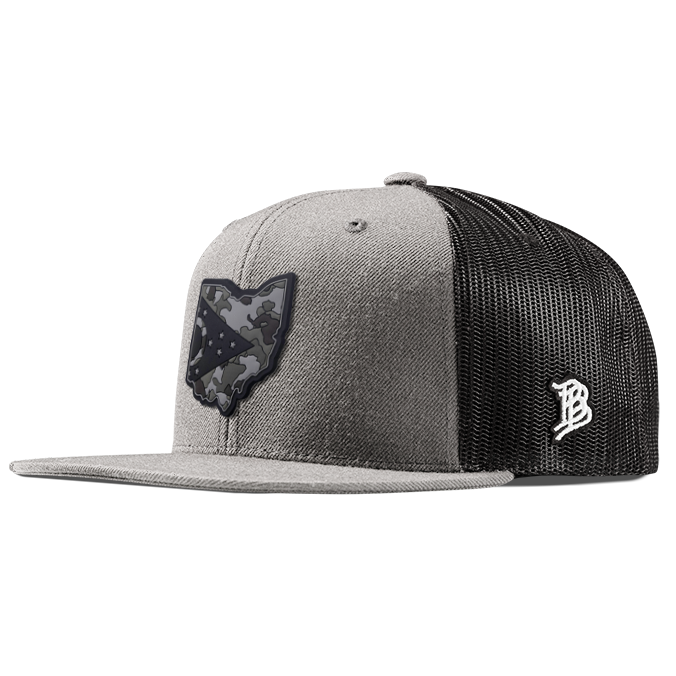 Ohio Camo PVC Flat Trucker