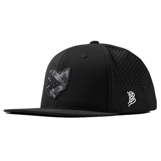 Ohio Camo PVC Flat Performance Hat