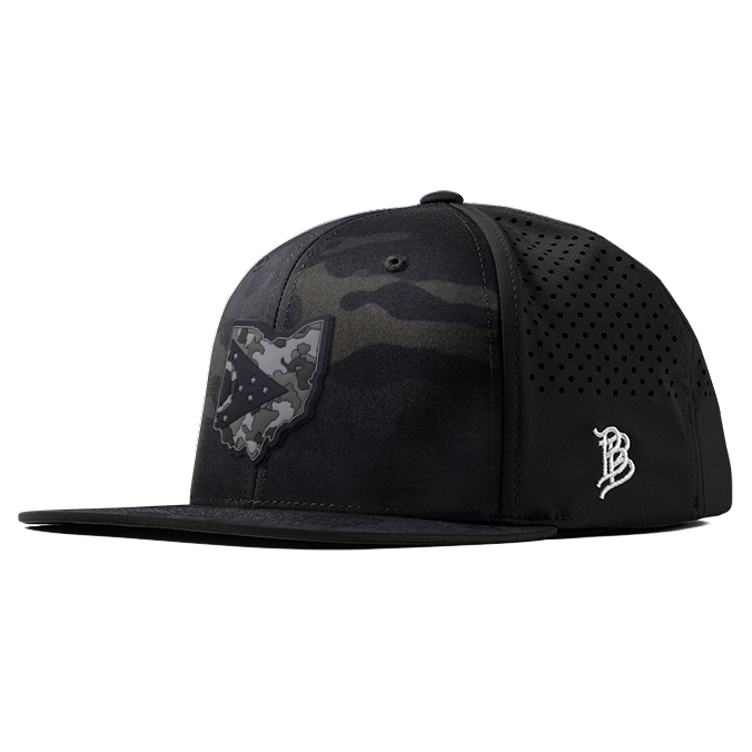 Ohio Camo PVC Flat Performance Hat