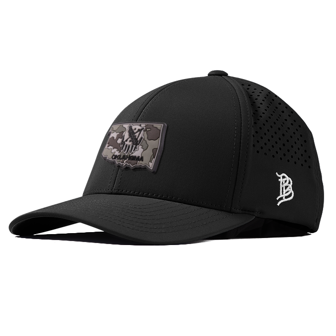 Oklahoma Camo PVC Curved Performance Hat