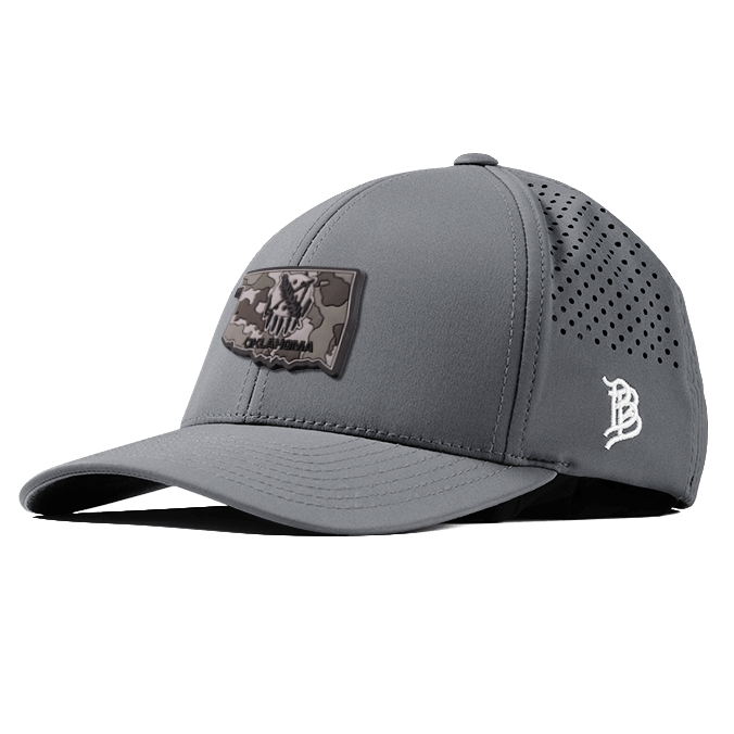 Oklahoma Camo PVC Curved Performance Hat