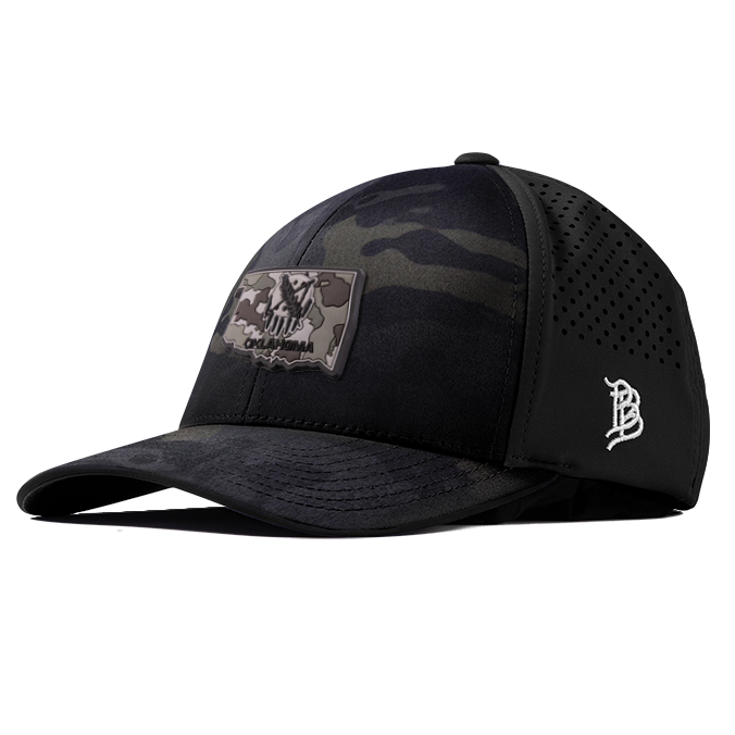 Oklahoma Camo PVC Curved Performance Hat