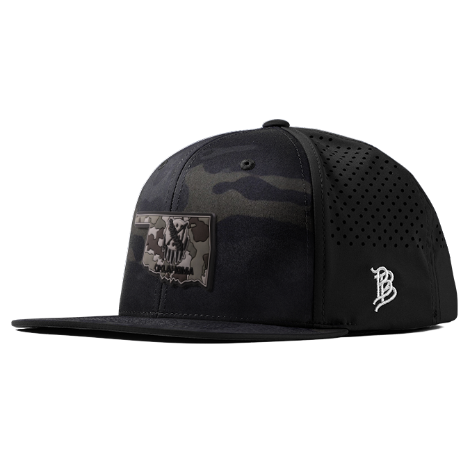 Oklahoma Camo PVC Flat Performance Hat