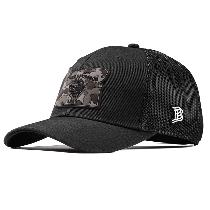 Oregon Camo PVC Curved Trucker