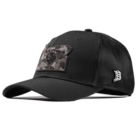Oregon Camo PVC Curved Trucker