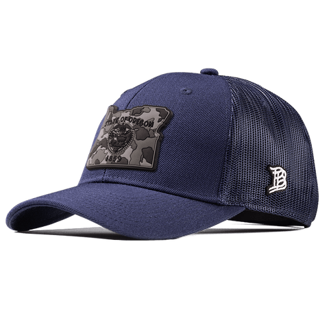 Oregon Camo PVC Curved Trucker