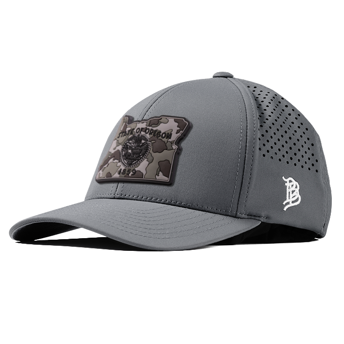 Oregon Camo PVC Curved Performance Hat